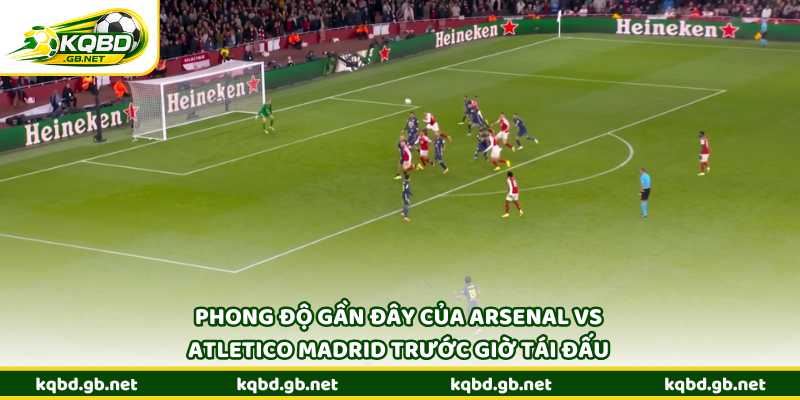 Phong độ gần đây của Arsenal vs Atletico Madrid trước giờ tái đấu